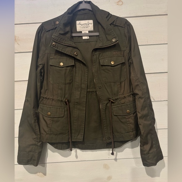 American Rag Olive Green Utility Jacket in size small. Great condition! - Picture 10 of 15